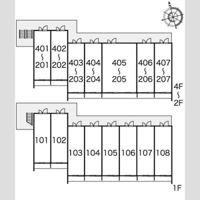 【区画図】 | レオパレスユーザン