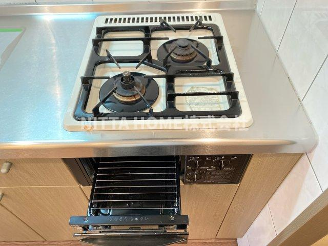 レスポワールのキッチン|2口ガスコンロあり♪