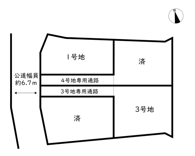 【区画図】 | 姫路市飾東町佐良和／4区画