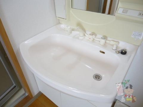 ケイズシティ豊成の洗面所|洗髪洗面化粧台