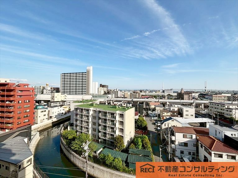 プレステージ深江北町の展望|眺望良好で明るいLDK