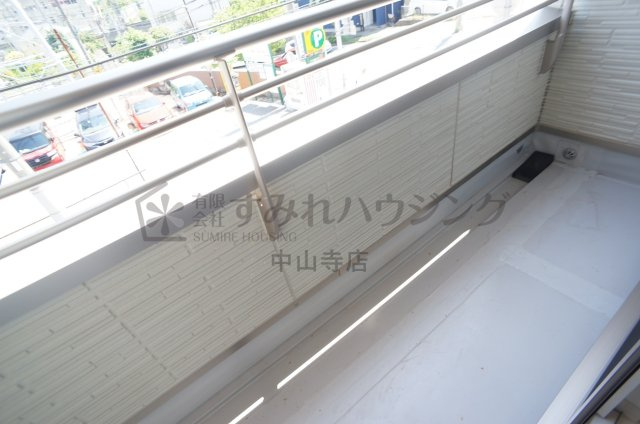 Espoir 宝塚・川面のバルコニー