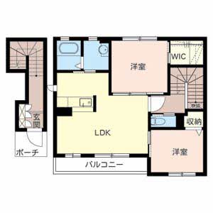 シャーメゾンＫの間取り