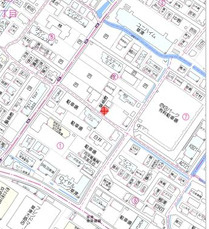 若竹町テナントの地図