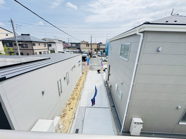 三郷市早稲田７丁目新築戸建の展望|バルコニーより道路側眺望