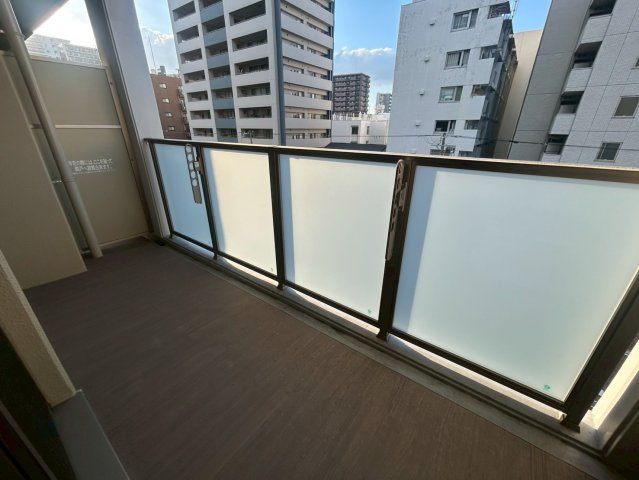 リヴェント福島のバルコニー