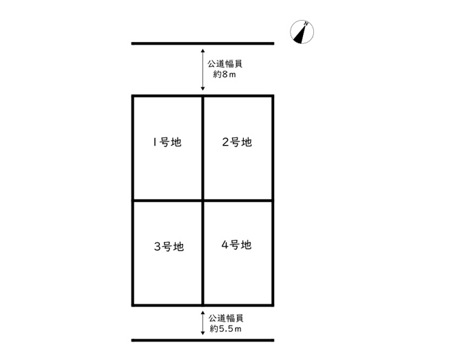 【区画図】 | 姫路市大津区恵美酒町1丁目／4区画