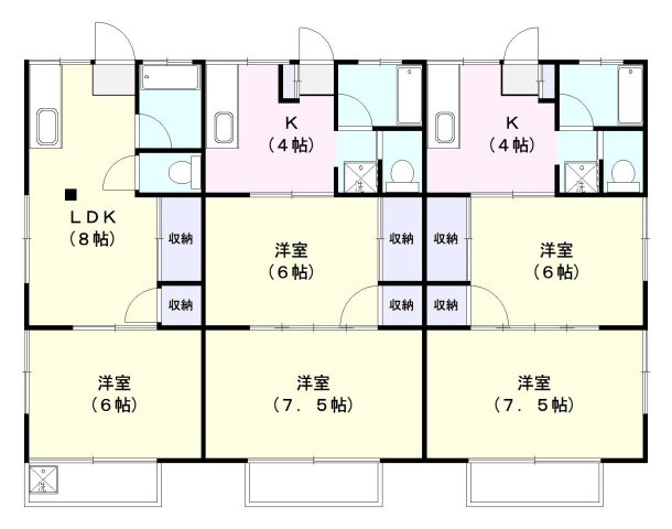 【間取り】 | 茂原市東郷中古アパート