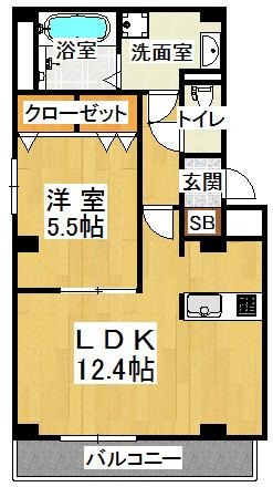 SORATOUMI海岸通の間取り|※間取りが現況と異なる場合は現況を優先します※