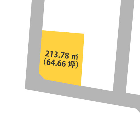 和歌山市松ケ丘2丁目・土地・56908の区画図