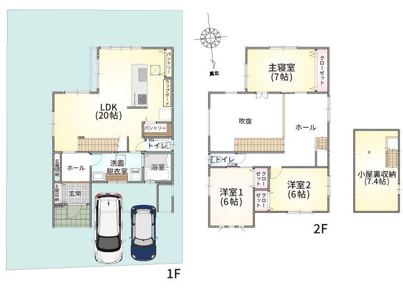 野洲市小篠原　4-1号地　新築戸建の間取り
