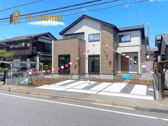 取手市西7期　新築戸建て　1号棟の外観|ご予約を頂ければ、『平日』はもちろん『早朝』や『夜間』もご見学可能です♪お気軽にお申し付けください♪