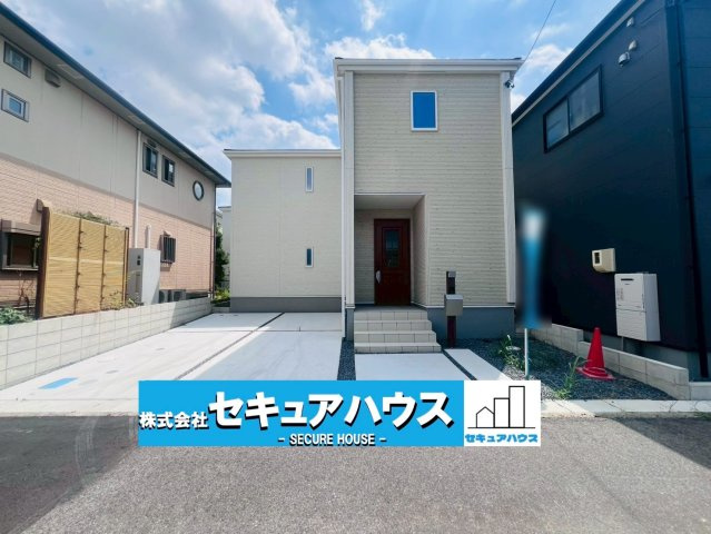 【今からご案内可能】豊明市大久伝町中 全7棟 2号棟 (月々70,000円台～)の外観|■前面道路
幅員4.0ｍ、車通り少ないため駐車しやすいです◎