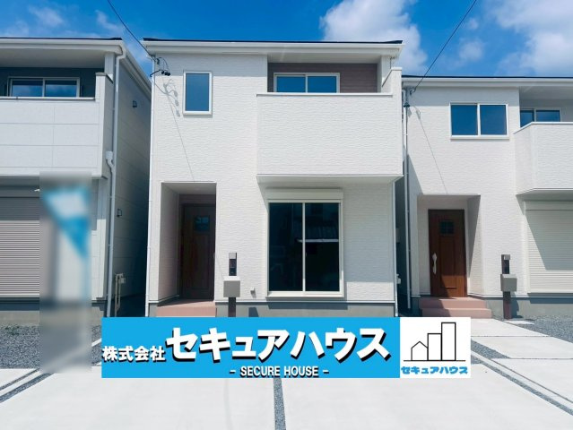 【今からご案内可能】豊明市大久伝町中 全7棟 2号棟 (月々70,000円台～)の外観|2台並列2台駐車可能です♪