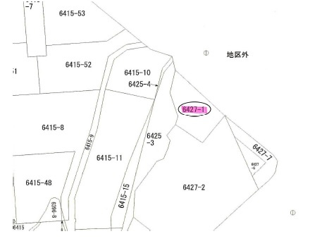 笠岡市神島　売地の土地図