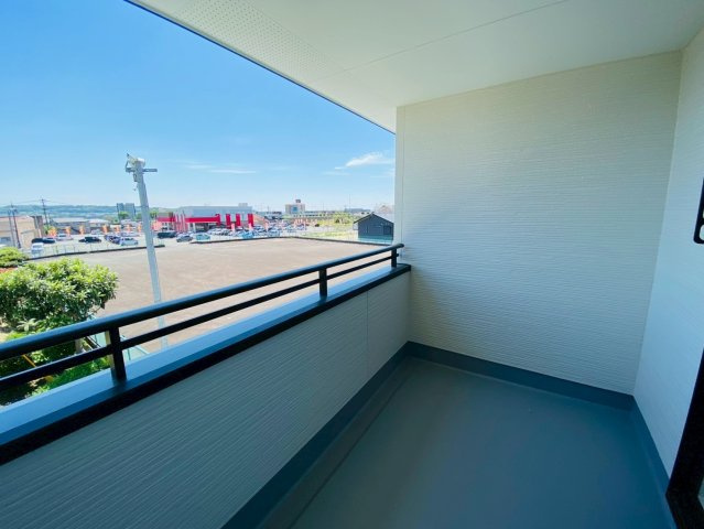 よかタウン／菊池郡大津町室11期／４号棟のバルコニー