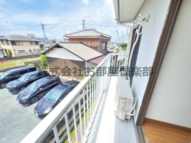 グリーンパーク国分 Bのバルコニー|陽当たり良好なバルコニー♪