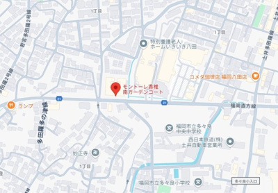 【地図】 | モントーレ香椎南ガーデンコート