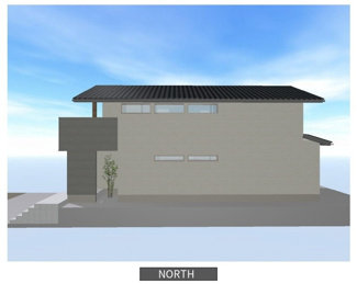 【外観パース】 | 西賀茂榿ノ木町　売土地 | 側面外観イメージ図♪