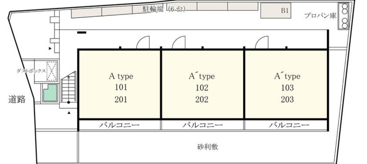 リブリ・Speroの区画図