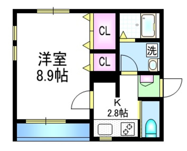 Fleurの間取り|★１フロア２世帯★