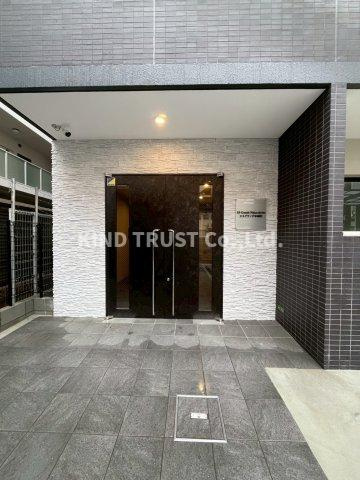 エスグランデ中崎町のエントランス|清潔なエントランスです