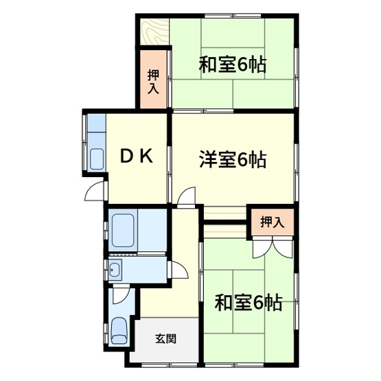 【間取り】 | 須賀町平屋