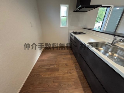【キッチン】 | 神戸市垂水区神陵台７丁目　新築戸建２号地　仲介手数料無料！ | キッチンです
