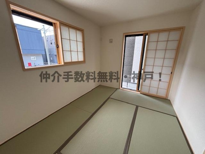 【和室】 | 神戸市垂水区神陵台７丁目　新築戸建２号地　仲介手数料無料！ | 日本らしい落ち着いた雰囲気の和室です