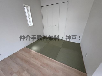 【和室】 | 明石市北王子町　新築戸建9号棟　仲介手数料無料！ | フローリングだけでなく、和室もあります