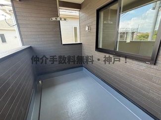 【バルコニー】 | 明石市北王子町　新築戸建9号棟　仲介手数料無料！ | 陽当たり良好なバルコニーです