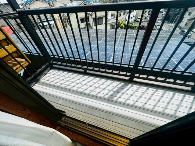 妙法寺東谷テラスハウスのバルコニー