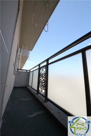 松の内コーポのバルコニー|※類似部屋