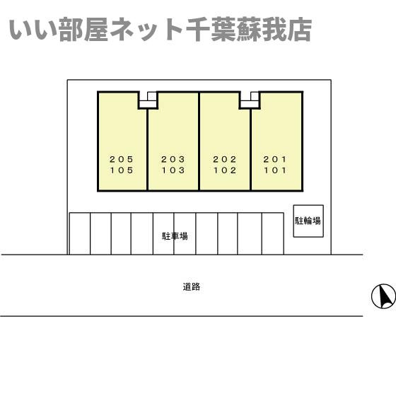 ビュークレストの区画図