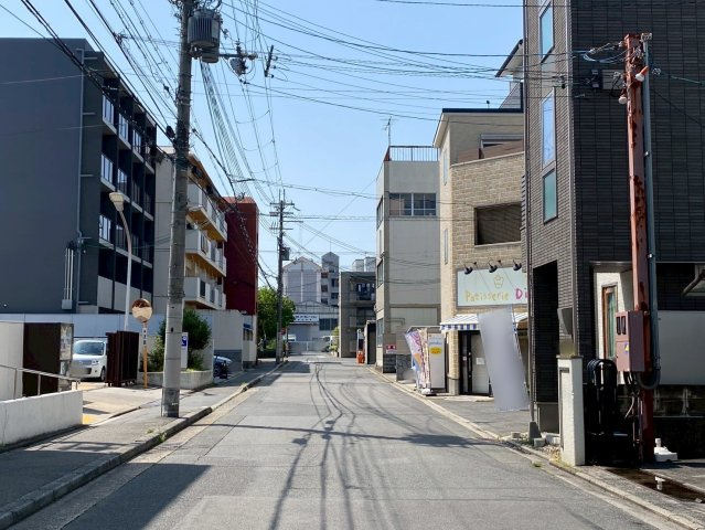 西院清水町の前面道路含む現地写真