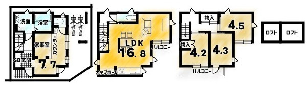 西院清水町の間取り