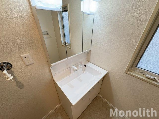 坂の久保ハイツD棟の洗面所