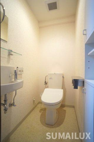 菊池郡大津町美咲野１丁目の賃貸マンションのトイレ