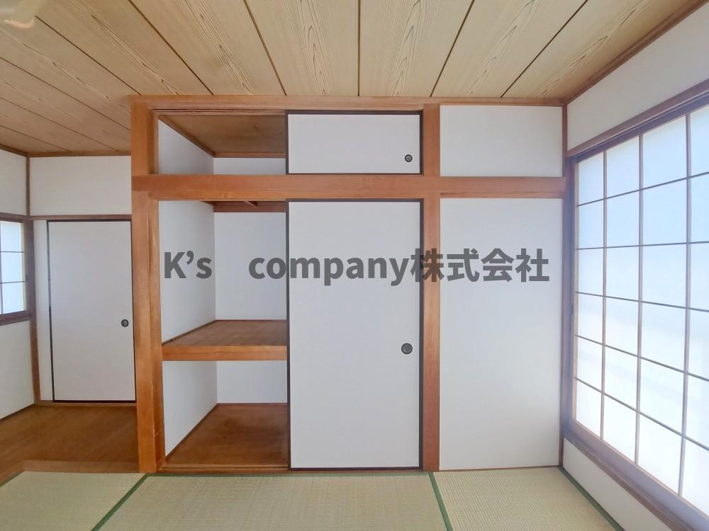 ◎茅ヶ崎市菱沼3丁目　中古戸建の和室|押し入れ収納があります☆