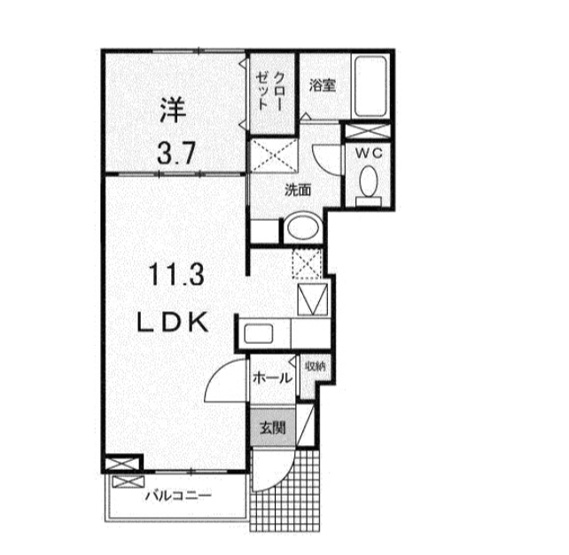 【間取り】 | サニーサイド　スクエア