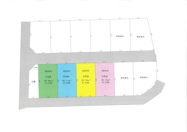 高崎市箕郷町上芝　土地　③号地【弊社売主につき仲介手数料不要】