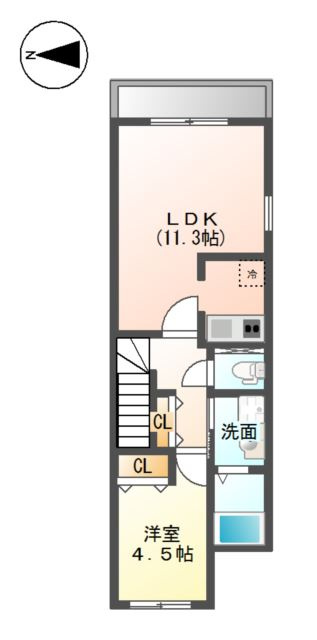 ソレアードⅢの間取り