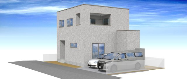 別府町　土地の外観パース