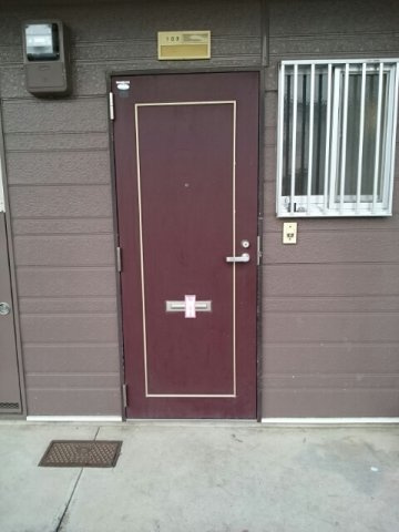 メゾン打越Ⅰのエントランス|清潔なエントランスです