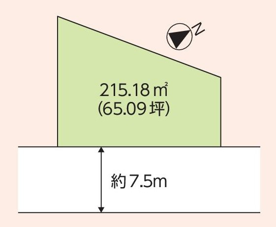 浅口市寄島町　売地の区画図