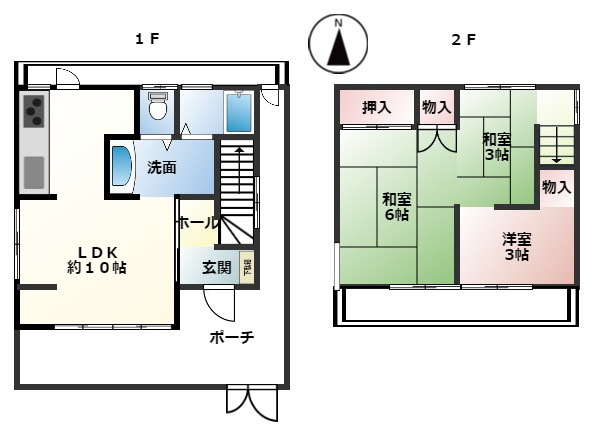 馬場通貸家の間取り