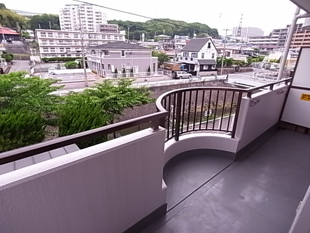 ドリーム寺池のバルコニー