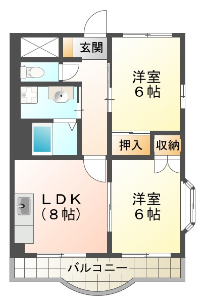 ドリーム寺池の間取り