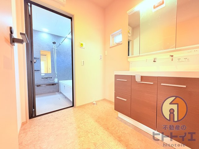 アーキデイズ筑後西牟田の脱衣所