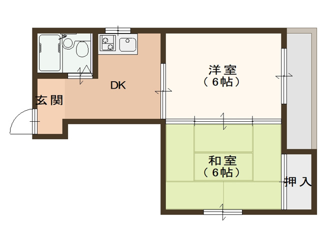 【間取り】 | シャルム山坂